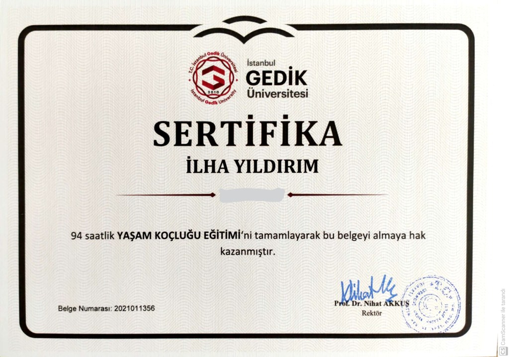 Yaşam koçluğu sertifikası