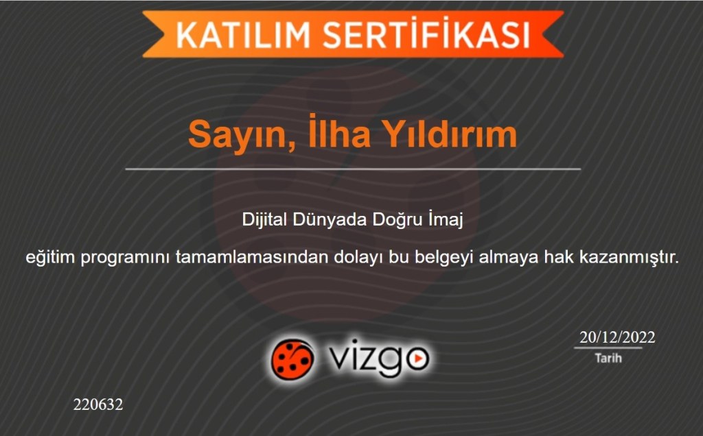 Dijital dünyada doğru imaj semineri