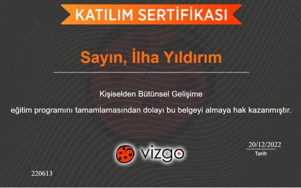 Kişiselden bütünsel gelişime semineri