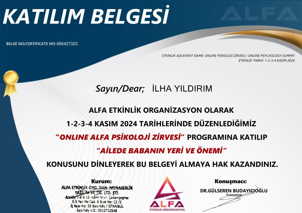 Ailede babanın yeri ve önemi semineri