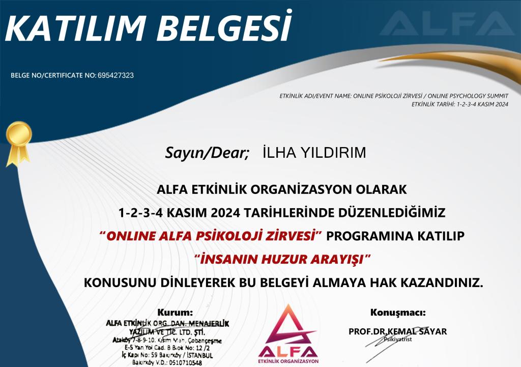 İnsanın huzur arayışı semineri
