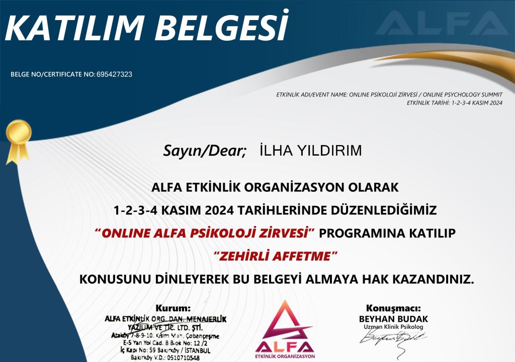 Zehirli affetme semineri